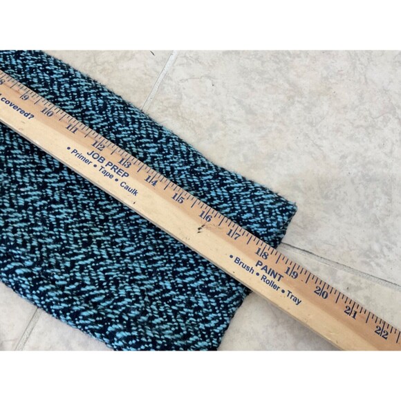 Ambition Blazer Jacket Women's size L Multi Tweed Wool Blend Large Button Front - Picture 10 of 14